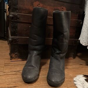 Black boots, LL Bean by Draper, ￼fur lines, size 39